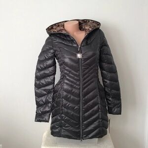 Laundry Black Puffer Coat
